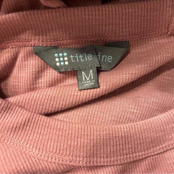 *NWT* Title Nine Pink/Purple Headlands Ribbed Long Sleeve Tee, Size Medium - Picture 9 of 12